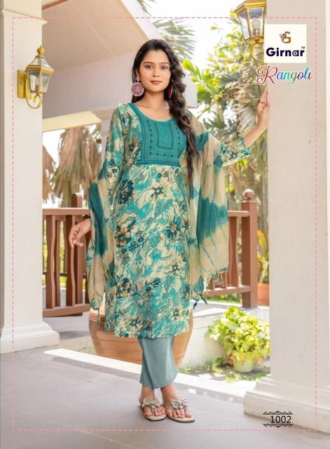Girnar rangoli vol 1 wholesale kurtis manufacturers delhi
